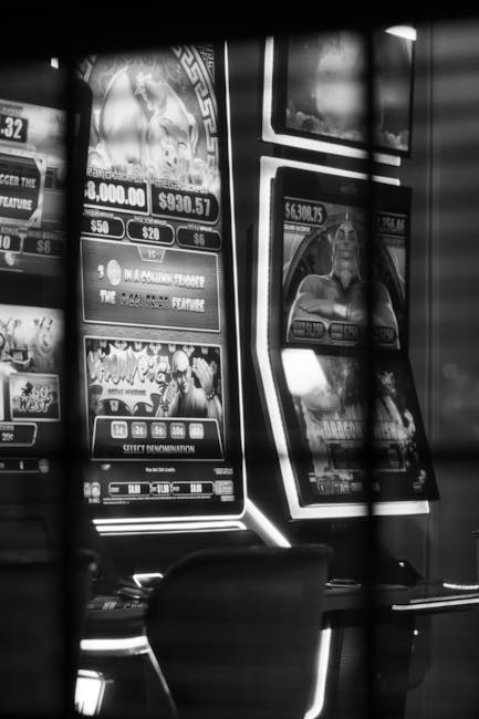 modern slot machines at casino