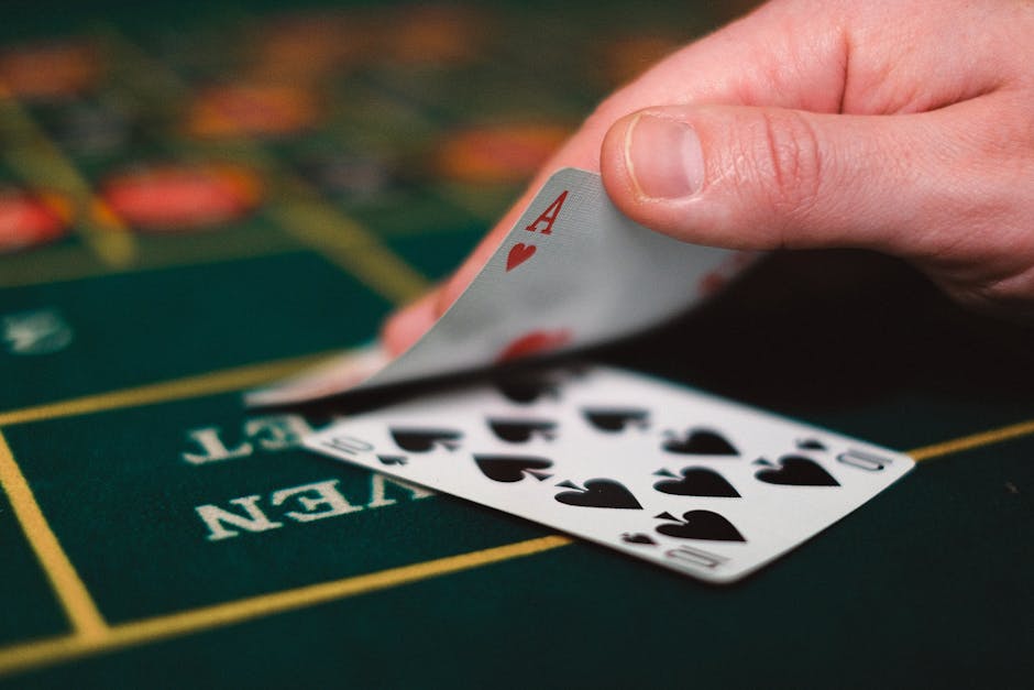 poker and roulette tables